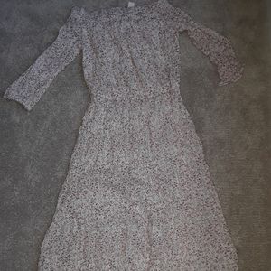Never worn off the shoulder floral midi dress